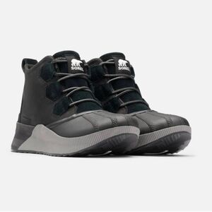 Sorel Black and Gray Women's Ankle Boots